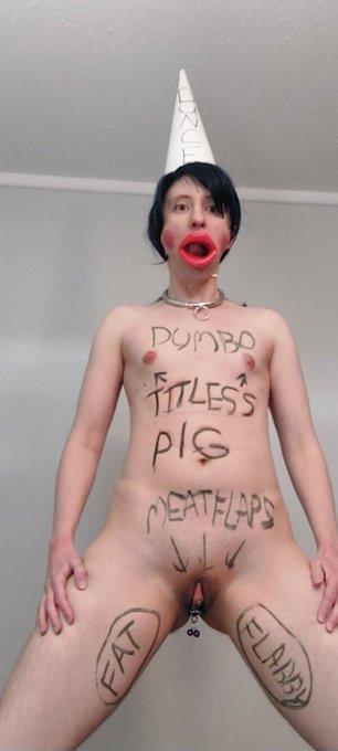 Dumbo :)   #bodywriting #degraded #bdsm #PublicUse #publichumiliation #collared #slave #clowngirl #bdsmِ<a href="/tag/bodywriting"class="tags">#bodywriting</a><a href="/tag/degraded"class="tags">#degraded</a><a href="/tag/bdsm"class="tags">#bdsm</a><a href="/tag/publicuse"class="tags">#PublicUse</a><a href="/tag/slave"class="tags"><span>#slave</span></a><a href="/tag/collared"class="tags"><span>#collared</span></a><a href="/tag/publichumiliation"class="tags"><span>#publichumiliation</span></a><a href="/tag/clowngirl"class="tags"><span>#clowngirl</span></a>
