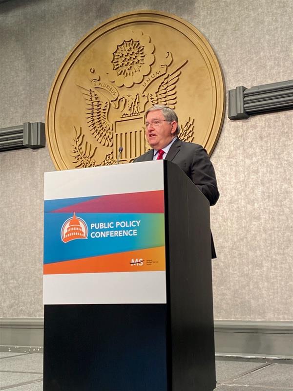 It was great to speak with <a href="/mssociety/">National MS Society</a> today. As a founding member of the multiple sclerosis caucus and a medical doctor, I understand the toll MS takes &amp; I'm committed to advocating for MS patients in Congress.