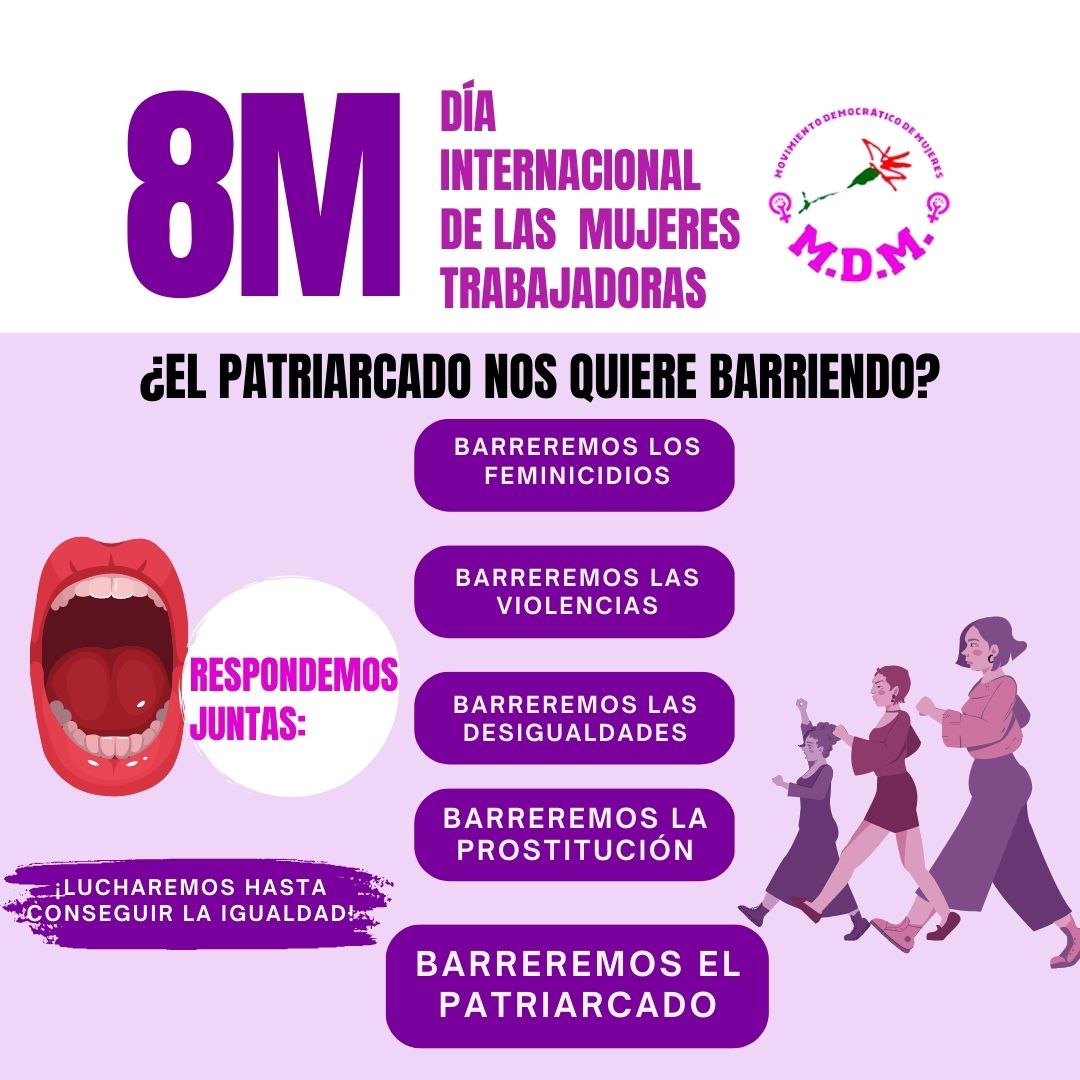 💜💪🏾¡Lucharemos hasta conseguir la igualdad!
