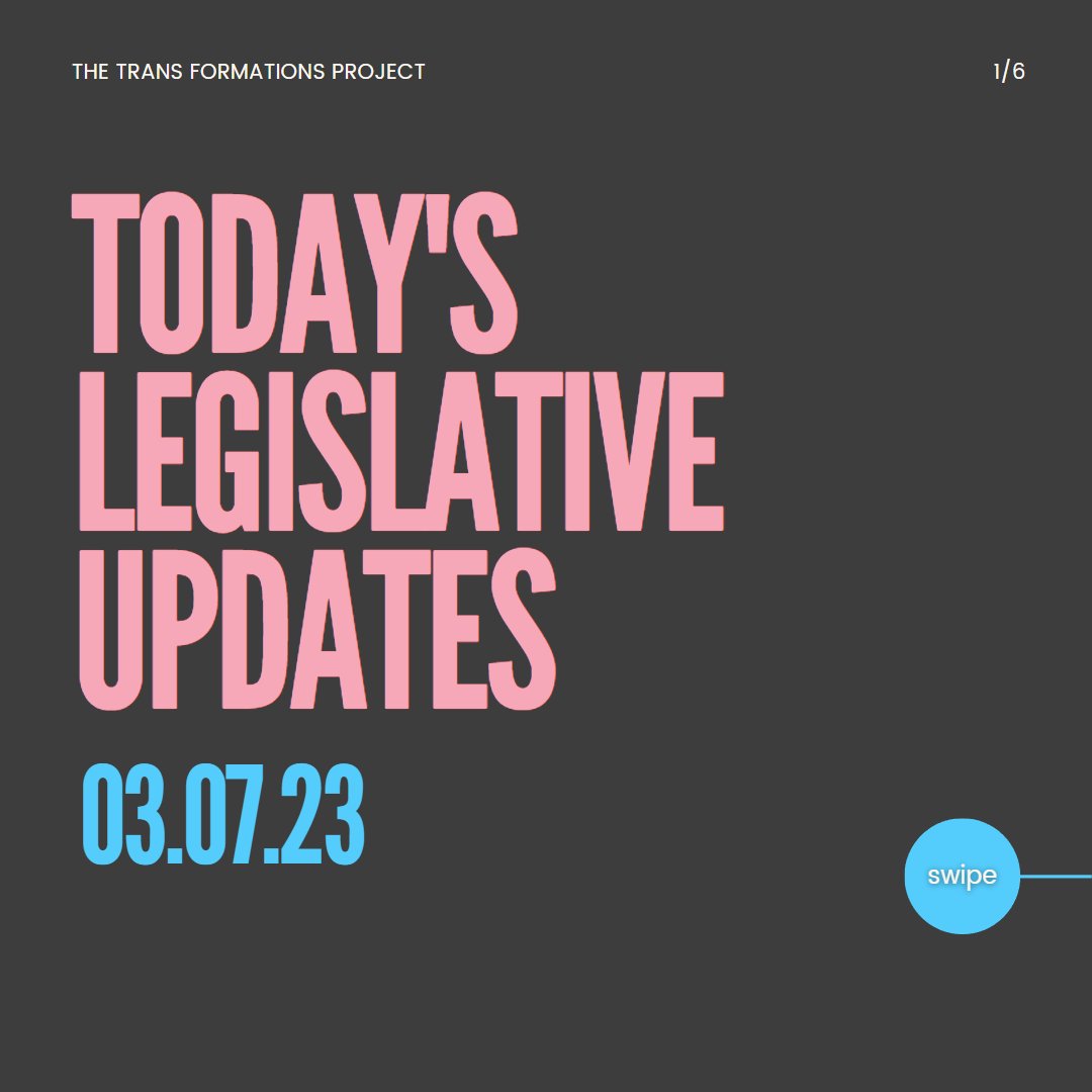 the_TFP's tweet photo. Trans rights are still under attack in the United States. Please visit our website linked below to learn about your state and contact your reps. Here's a thread of today's updates 🧵 ⬇️ https://t.co/E1CuAe0RrY