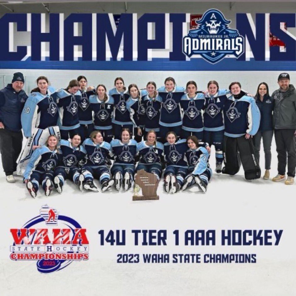 🚨 CHAMPIONSHIP ALERT!! 🚨 Congratulations to our MJA 14U Girls team who won the WAHA STATE PLAYOFF Championship!!!!!   We are so proud of you and will be cheering you on at Central Districts next weekend!! #rollads #anchordownMJA #nationalbound