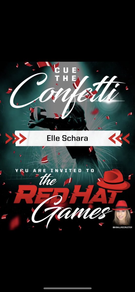 So excited for this opportunity. Can’t wait til December! <a href="/VBallrecruiter/">Kara Hill</a> <a href="/theredhatgames/">Kara Hill</a>