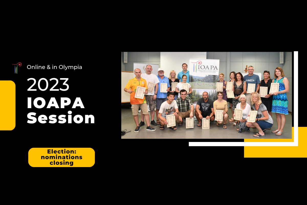 ONE WEEK UNTIL NOMINATIONS ARE CLOSED

If you’ve been thinking about giving back and getting into the action within the IOAPA, now is your chance!

Positions  - ioapa.org/activities/ioa… 

Nominations Form - forms.gle/iacH559EjvXnsT…

DEADLINE - 17th March!!!!