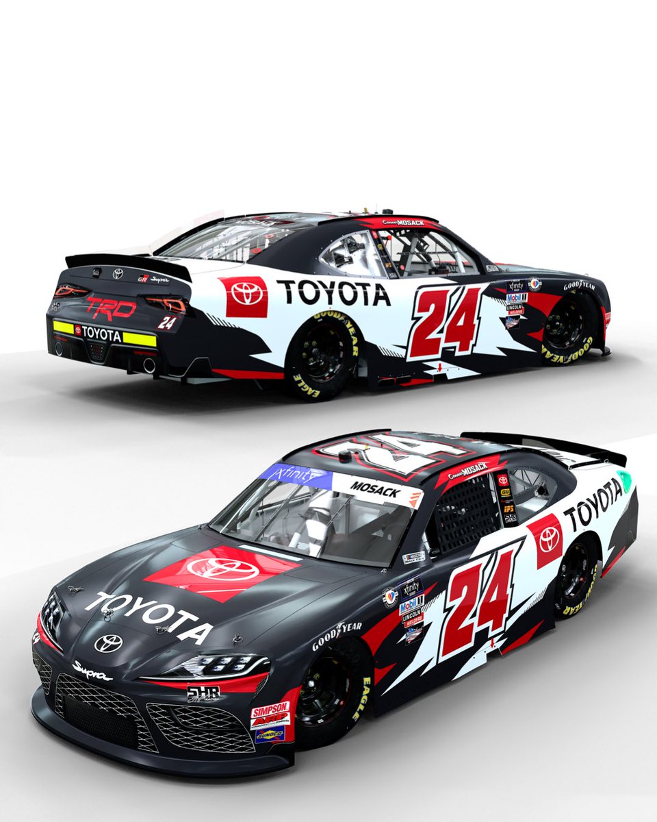 SamHuntRacing's tweet photo. New whip for @connormosack in 2023 😮💨
The @toyotaracing GR Supra is heading West to @phoenixraceway!
#TeamToyota | #Supra | #UnitedRentals200 | #LetsGoPlaces | #SHR24 https://t.co/moS6Cd2Wag