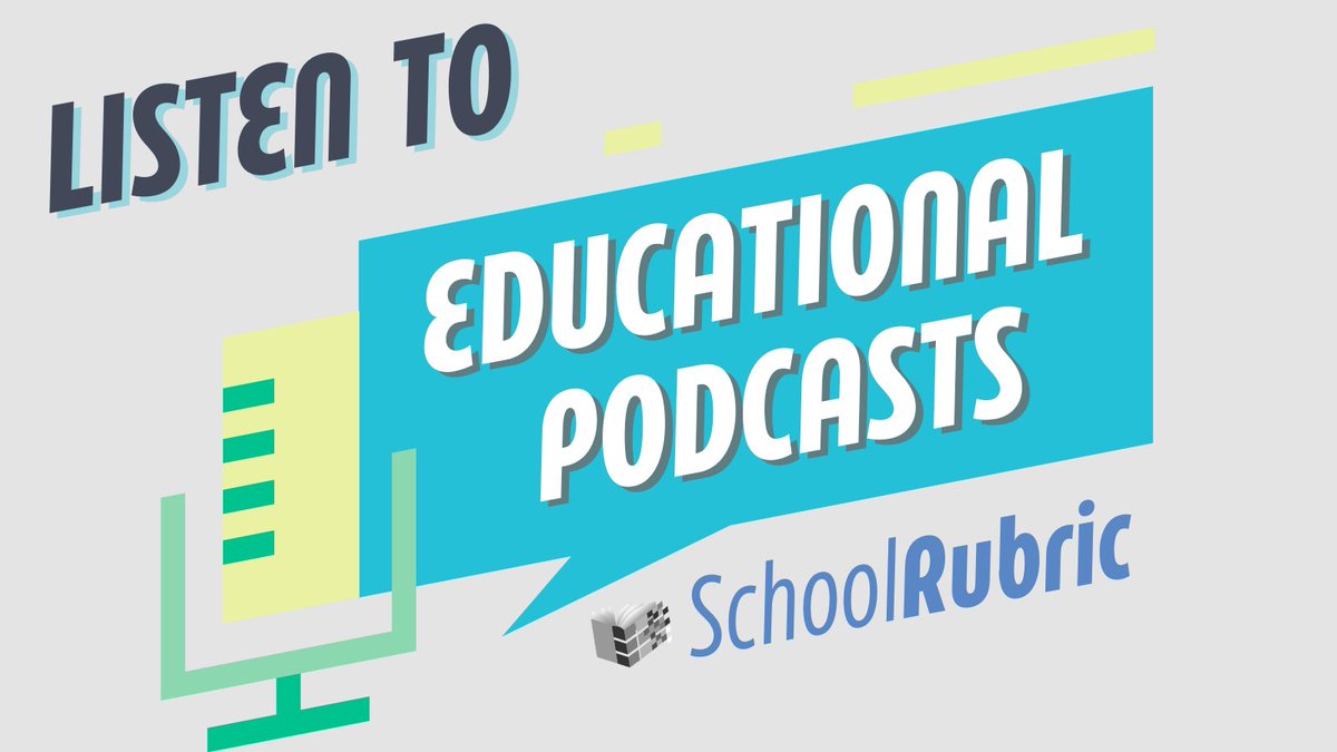 At <a href="/schoolrubric/">SchoolRubric</a> we work with podcasters from all across the world to help amplify their voice, share their stories, and help all educators improve their craft.

Learn more about the podcasters we collaborate with at schoolrubric.org/podcasts/

#podcast #listen #learn #connect