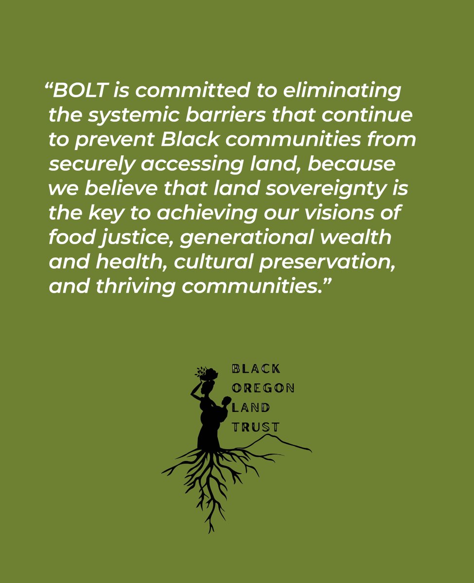 Round up your total to the next dollar (or more!) for Black Oregon Land Trust! Learn more about BOLT at ow.ly/yi0H50NbqCg