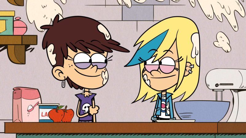 I am ABSOLUTELY hyped for these two to return in the future 💙💜 | #TheLoudHouse #TheCasagrandes #LunaLoud #SamSharp #Saluna