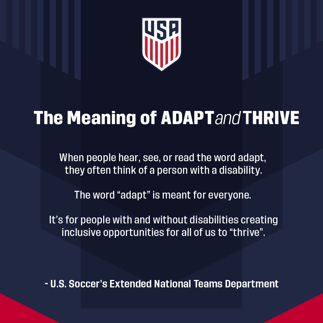 ussoccer_ENT's tweet image. 饾棫饾椀饾棽 饾棤饾棽饾棶饾椈饾椂饾椈饾棿 饾椉饾棾 饾棓饾棗饾棓饾棧饾棫饾櫀饾櫍饾櫃饾棫饾棝饾棩饾棞饾棭饾棙
This is how our athletes and coaches define #ADAPTandTHRIVE!