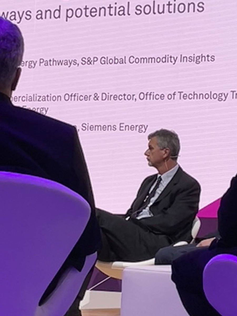 Rich Voorberg of ⁦<a href="/Siemens_Energy/">Siemens Energy</a>⁩: 40% of the technologies that are necessary to get us to net-zero are not commercially available yet. That innovation will require development, implementation and improvement as well as building and improving the supply chain #ceraweek