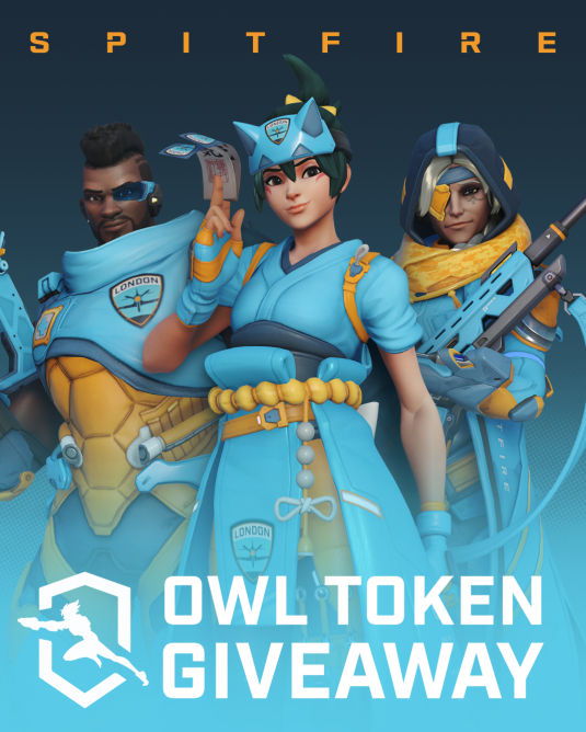 💙OWL TOKEN GIVEAWAY💙

Spitfire has given me 300 OWL Tokens to give to 6 of our awesome fans to grab the new Spitfire skins and Bundles!

follow
<a href="/hadi_ow/">Twis Hadi</a>
and
<a href="/Spitfire/">London Spitfire</a> 

RT &amp; Like this tweet ♥️
Ends 15/03 🥸
