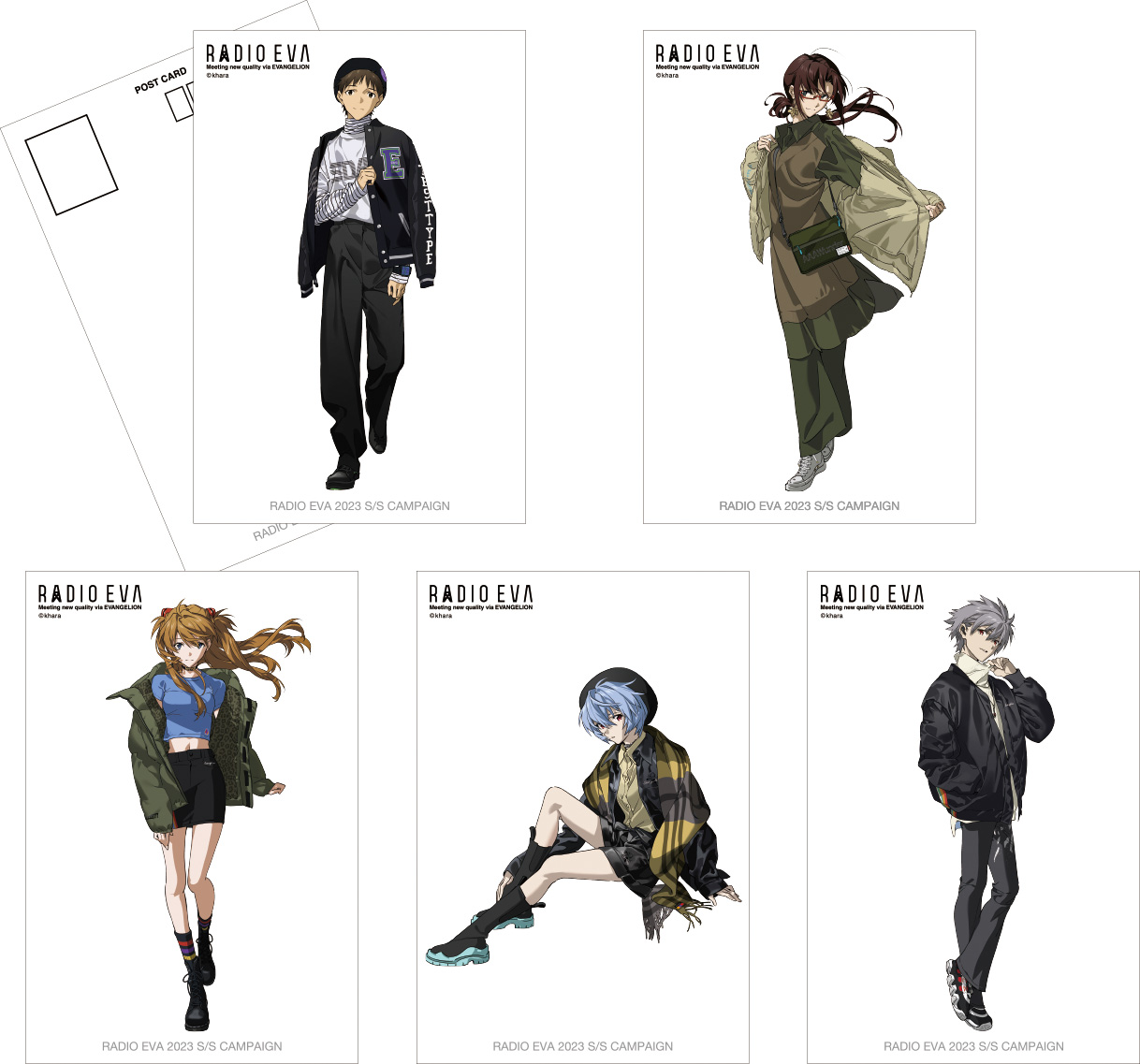 radio eva 第2弾 ノベルティ カード コンプ 非売品 エヴァンゲリオン