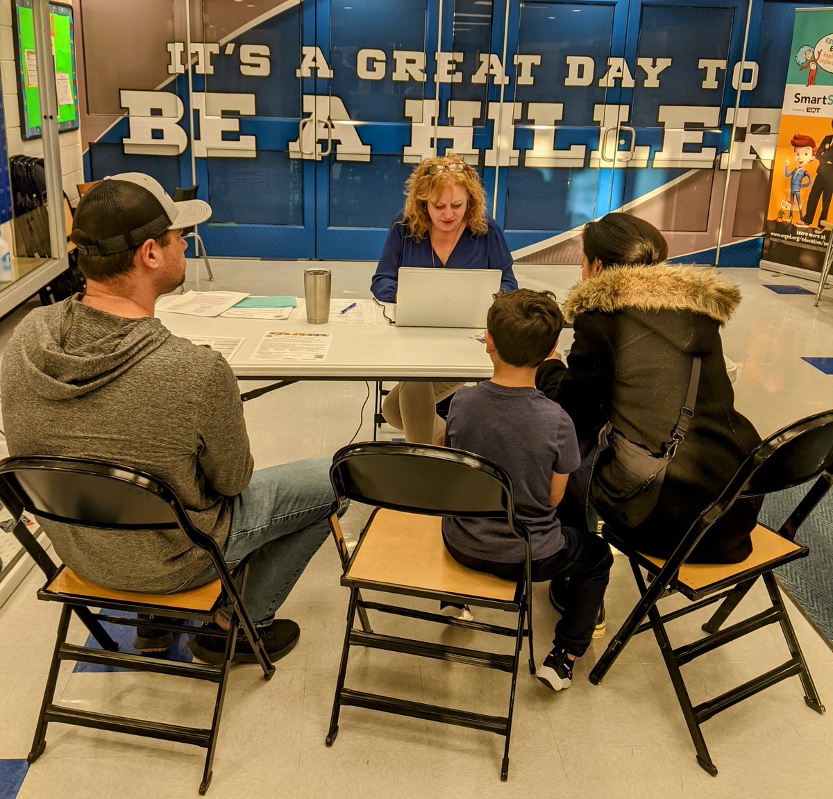 msim6y's tweet photo. Happening Now at Trinity South.. Kindergarten Registration! We currently have 34 New Lil' Hillers registered so far! Enrollment is open &amp; ongoing! Big Shout Out to Mrs. Miller for enrolling our new Students and Families! #trinitypride @TRINITY_MLUCAS @Trinity_Hillers https://t.co/yGJgA8G1Gp