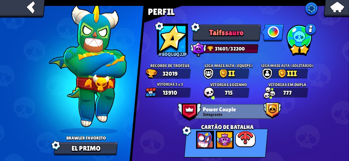 Como tá o perfil de vcs??