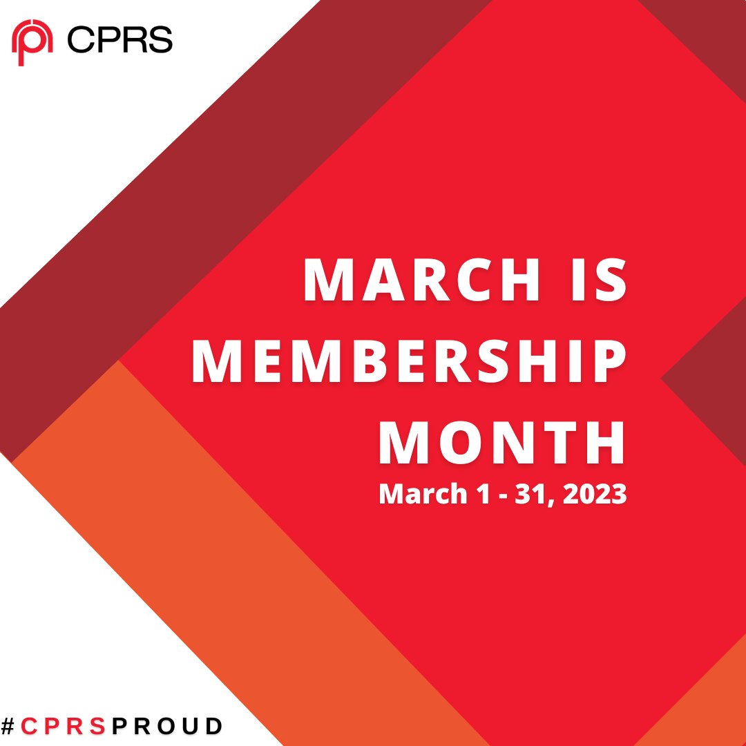 It is membership month, and we've got some great perks for you 🎁 

March is the perfect time to become a member and take advantage of our exclusive benefits.

For more info on membership month - cprsvancouver.com/Blog/Events/Ma…