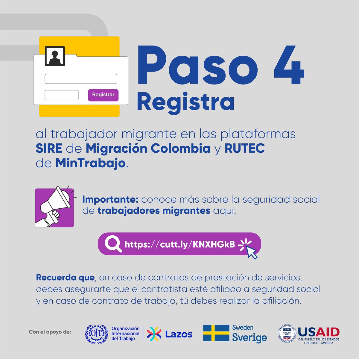 OITAndina's tweet photo. Ya sabes cómo vincular laboralmente #TalentoMigrante a tu organización en 🇨🇴? 🤔
¡Muy fácil! conoce el paso a paso aquí ⬇️
🔗💻Más información en https://t.co/VDuQWImfJE
#EntrelazandoTalentoMigrante https://t.co/4kOtKMphea