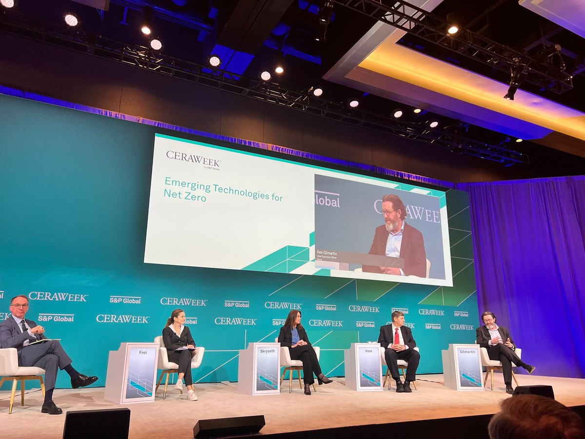 Woodplc's tweet image. “There’s a lot of talk about an orderly energy transition but that sounds slow and we’re already behind. If we are going to be able to move at the pace we need to, it needs to be fast and furious. It’s concentrated action.” said Ken Gilmartin, @Woodplc CEO at @CERAWeek #ceraweek