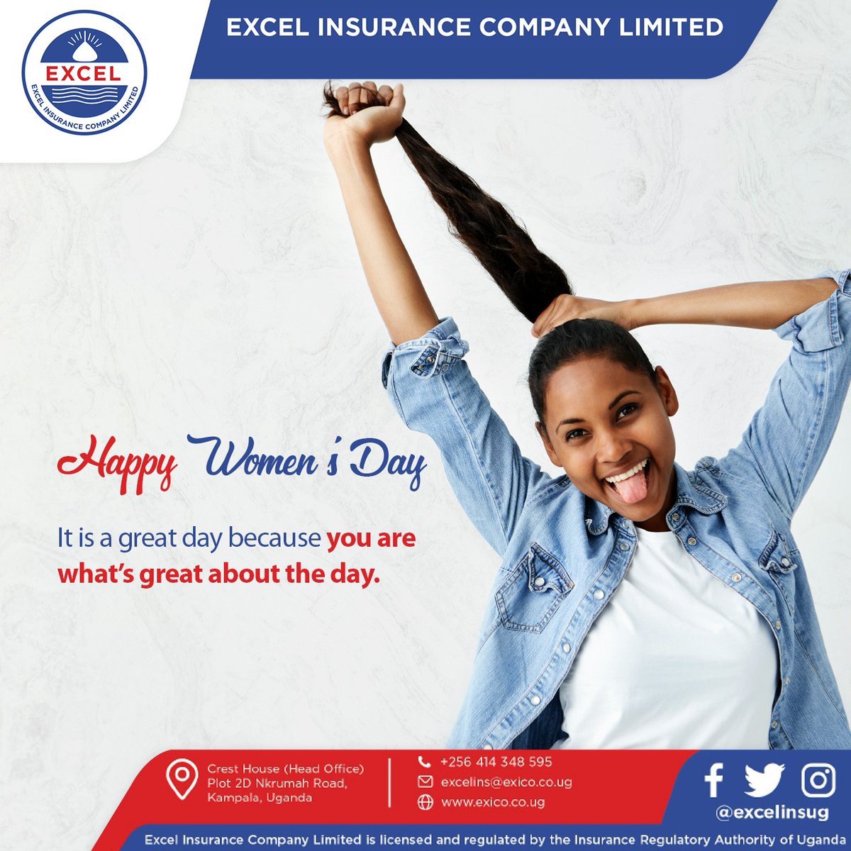 #HappyWomensDay 

It is a great day because you are what is great about the day. 

We celebrate all the women.

#InsuranceWeek2023 #DrivingInsuranceGrowth