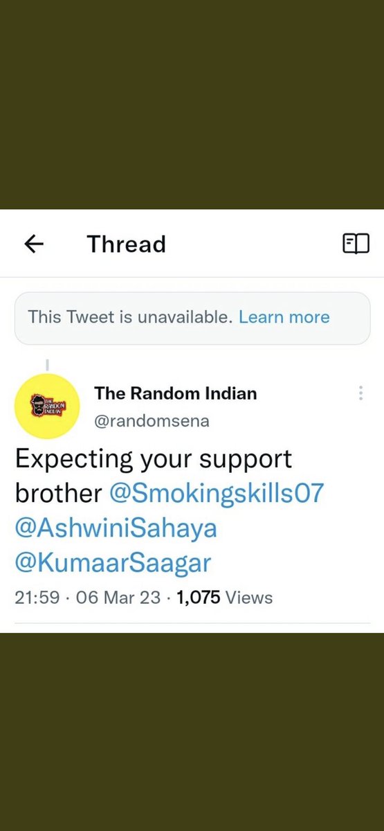 The Random Indian on Twitter "This tweet is mine (Twitter trend wala