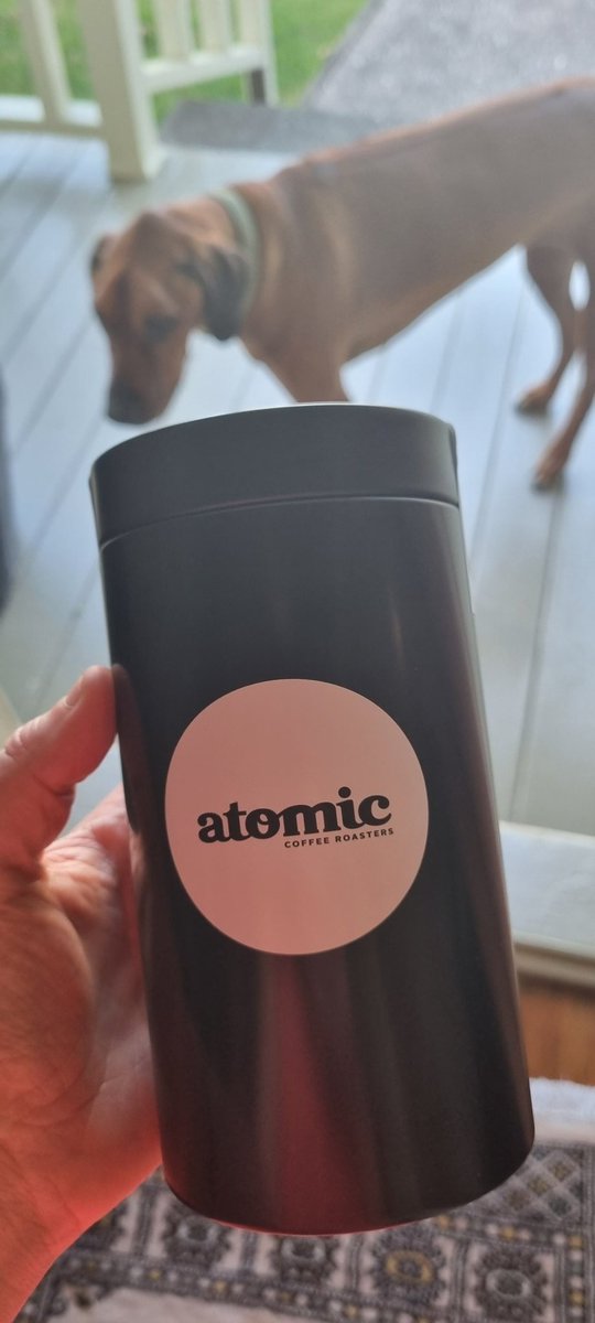 That magical feeling when freshly roasted Atomic coffee arrives on your doorstep 🤤