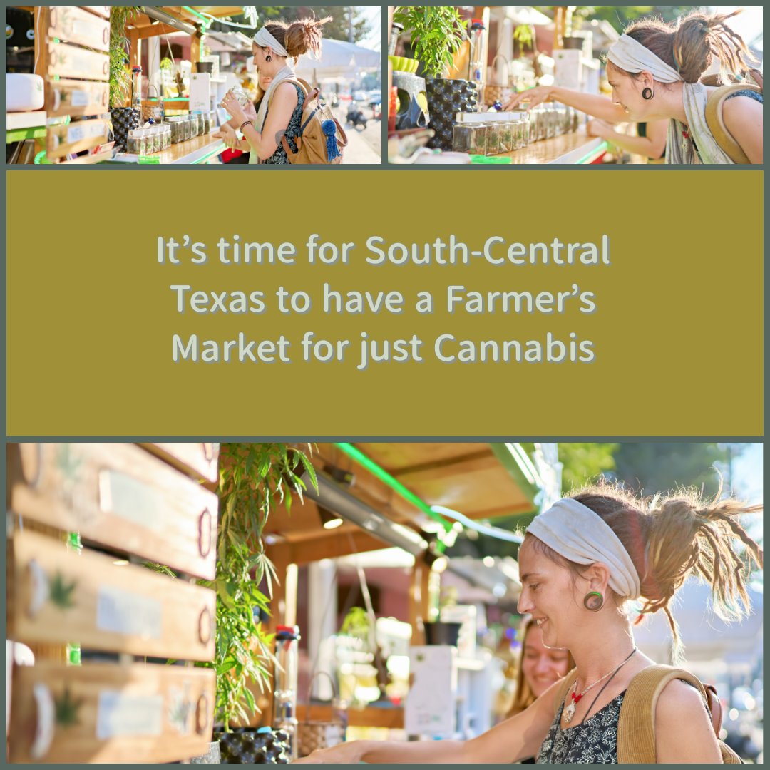 It's time for South-Central Texas to have a Farmer's Market for just Cannabis 

#weed #weedculture #cannabis #legalization #texas #sanantonio #SanMarcos #newbraunfelstx #austin #southcentraltexas