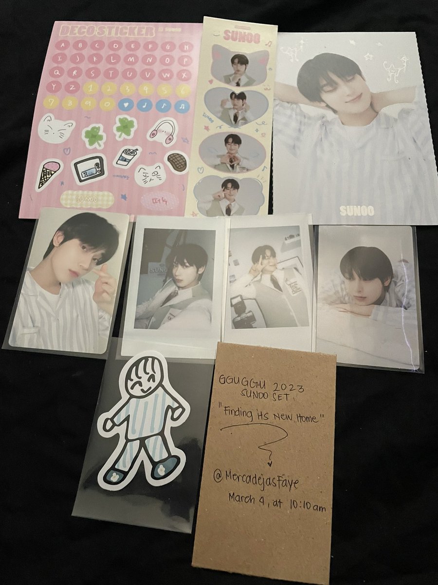 MercadejasFaye's tweet image. ˙❥˙๑ SUNOO GGU GGU NRPC SET GIVE AWAY !

✿  1 lucky winner of this sunoo nrpc with pob set

mbf
like and rt 
reply your fav sunoo selca

ends: march 10, 2023 @ 10:00 PM
