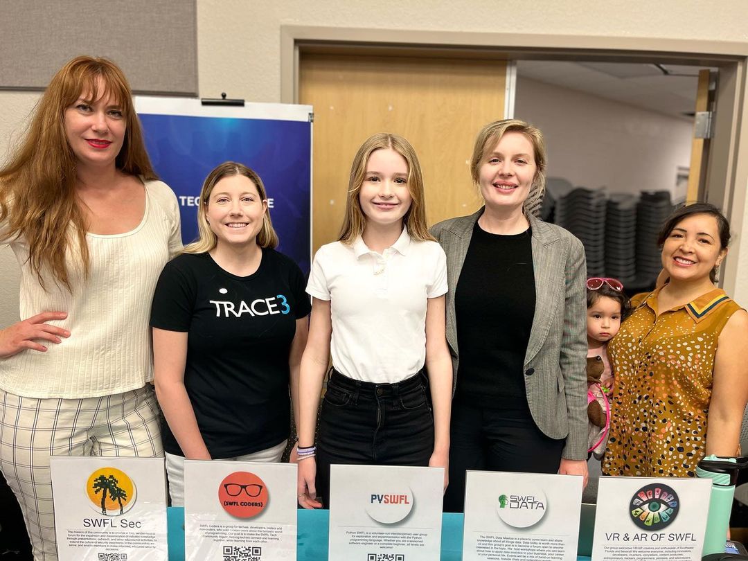 Thank you to everyone who joined us at today's #FSW State College School of Business and Technology Spring Career Showcase! It is exciting to see how much the SWFL tech community has grown in the past decade.
<a href="/VRARSWFL/">VR & AR of Southwest Florida</a>
 <a href="/SWFLSec/">SWFLSec</a> 
<a href="/PythonSWFL/">Python SWFL</a> 
<a href="/SWFLData/">SWFL Data</a>
<a href="/SWFLCoders/">SWFLCoders</a>