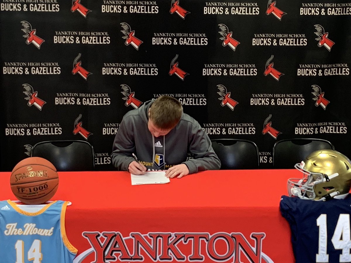 <a href="/rugbyryken/">Rugby Ryken</a> made it official today. <a href="/MMULancersFB/">Mount Marty Football</a> <a href="/MMULancersMBB/">Mount Marty Men’s Basketball</a> are getting an absolute game changer. Excited to watch 14 in the Blue &amp; Gold. This guy is an ELITE competitor, we’re excited to see what the future holds for him. CONGRATS RUG! #Go_Bucks #MountUp