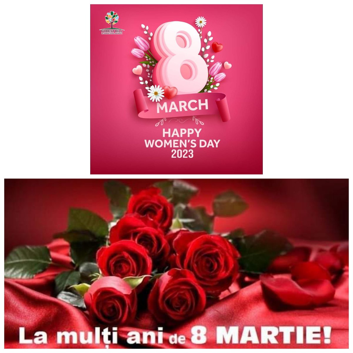 CamyTunea's tweet photo. La Mulți i Ani de  Ziua Internațională a Femeilor 8 Martie! 💓🌹🌷🥀💐
Happy International Women's Day 8 March ! 💓🌹🌷🥀💐
#8Martie  #8March
#ziuainternationalafemeilor
#HappyWomensDay2023 https://t.co/bAyjr5BDlQ