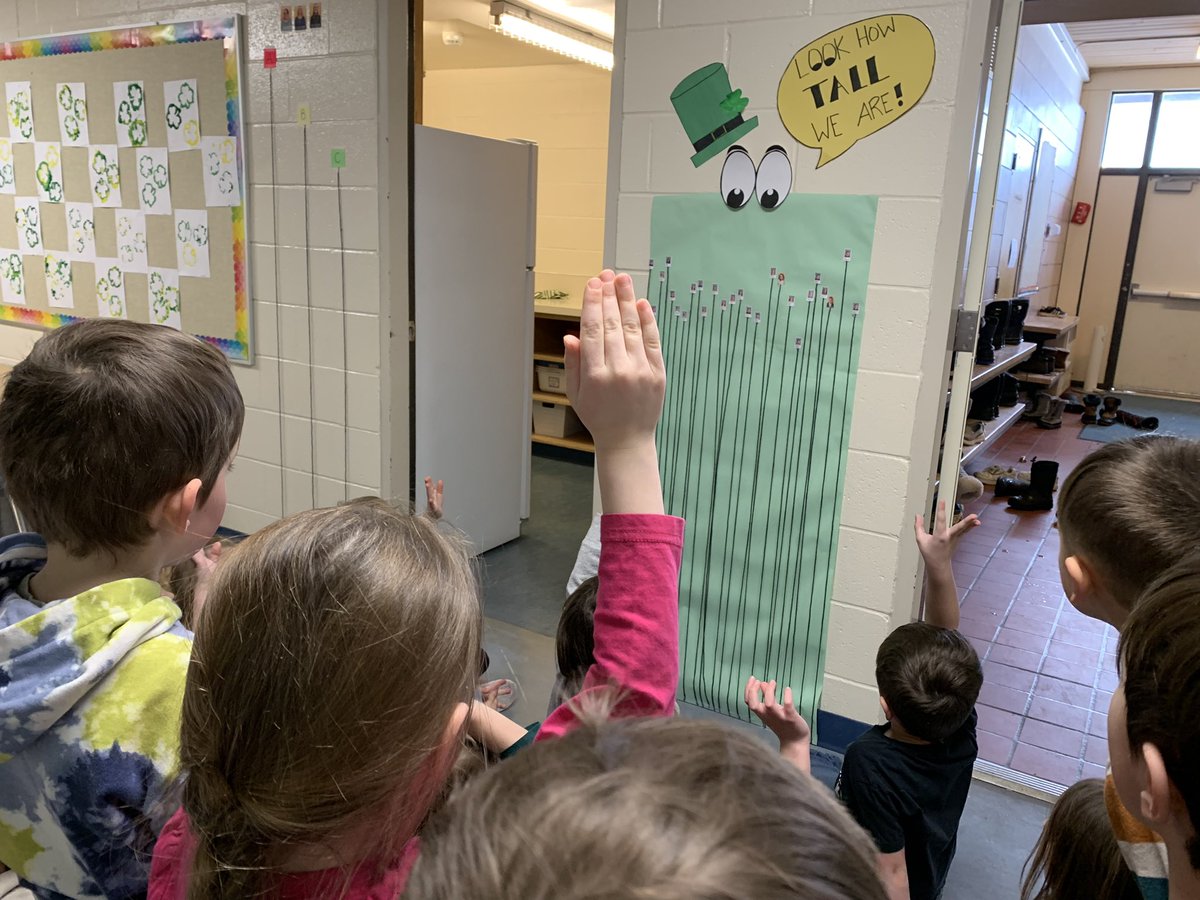 We took our #kindergarten learning to new heights! Our class made observations about who was tallest, shortest &amp; those that were almost the same height! We also revisited the idea that our size can make us #unique! <a href="/tv_school/">Turner Valley School</a> @fsd38
