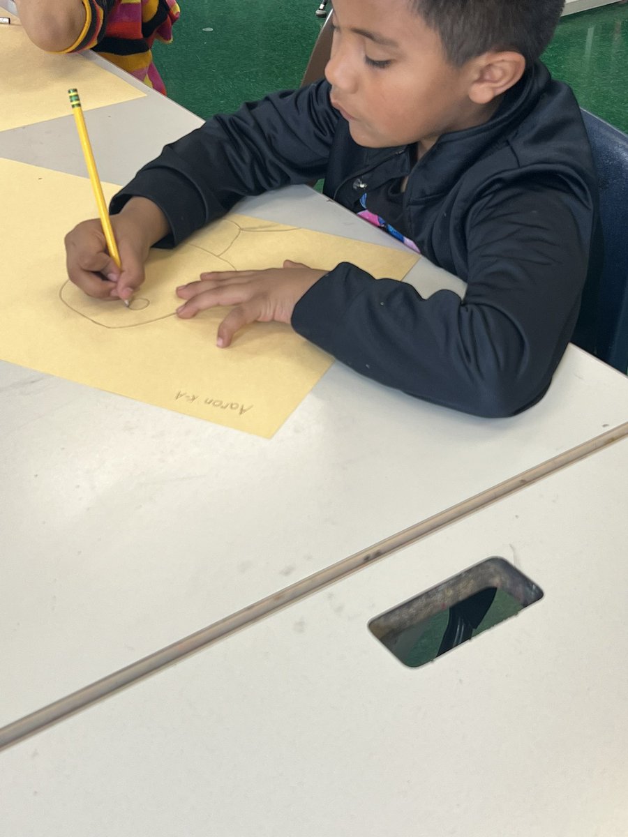 This is a kindergarten artist! Check out his portrait of a special person #shepardshines