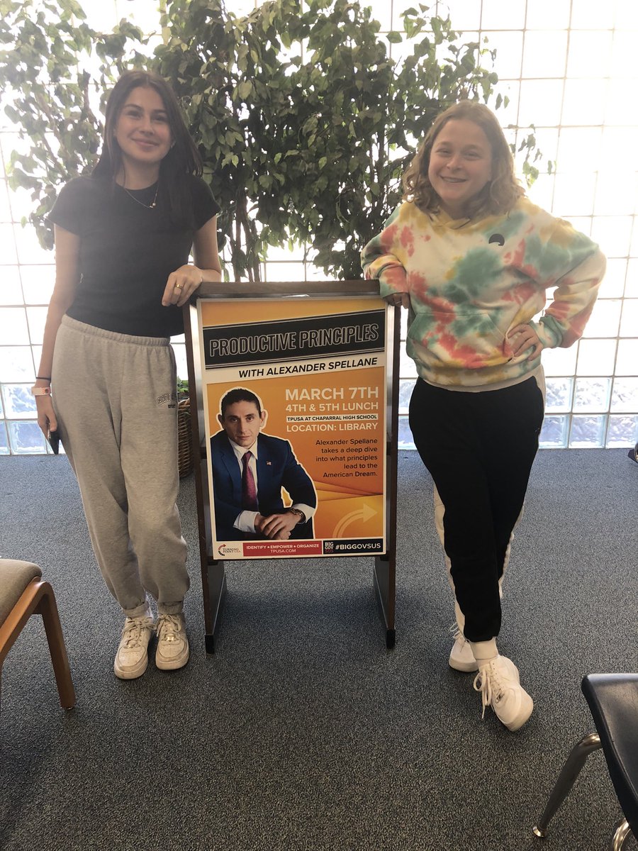 basednblessed's tweet photo. Part 1: MASSIVE CONGRATULATIONS to my Fearless Leaders at Chaparral HS for hosting the CEO of Fisher Capital, Alexander Spellane! We packed the house twice today- thank you to the #facultyforfreedom , #fearlessstudentleaders, and #proactiveparents that helped the show go on ‼️ https://t.co/6T5Ek1PLae