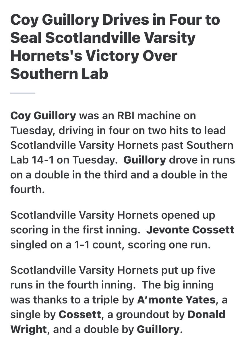 Creighton Guillory tweet media