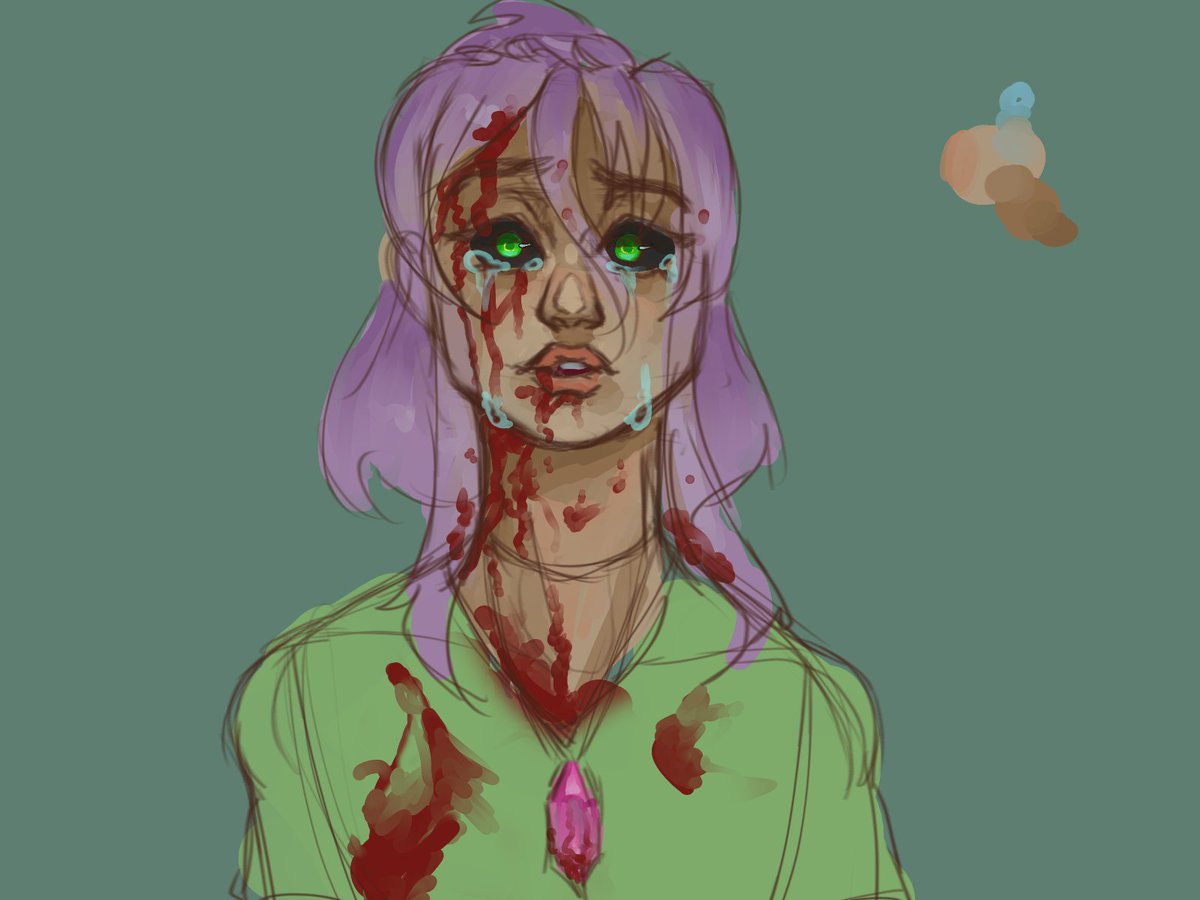 NicoStarsArt's tweet photo. Some #digitalart of my oc! Gotta give her some trauma https://t.co/1Uk8V6ir7s
