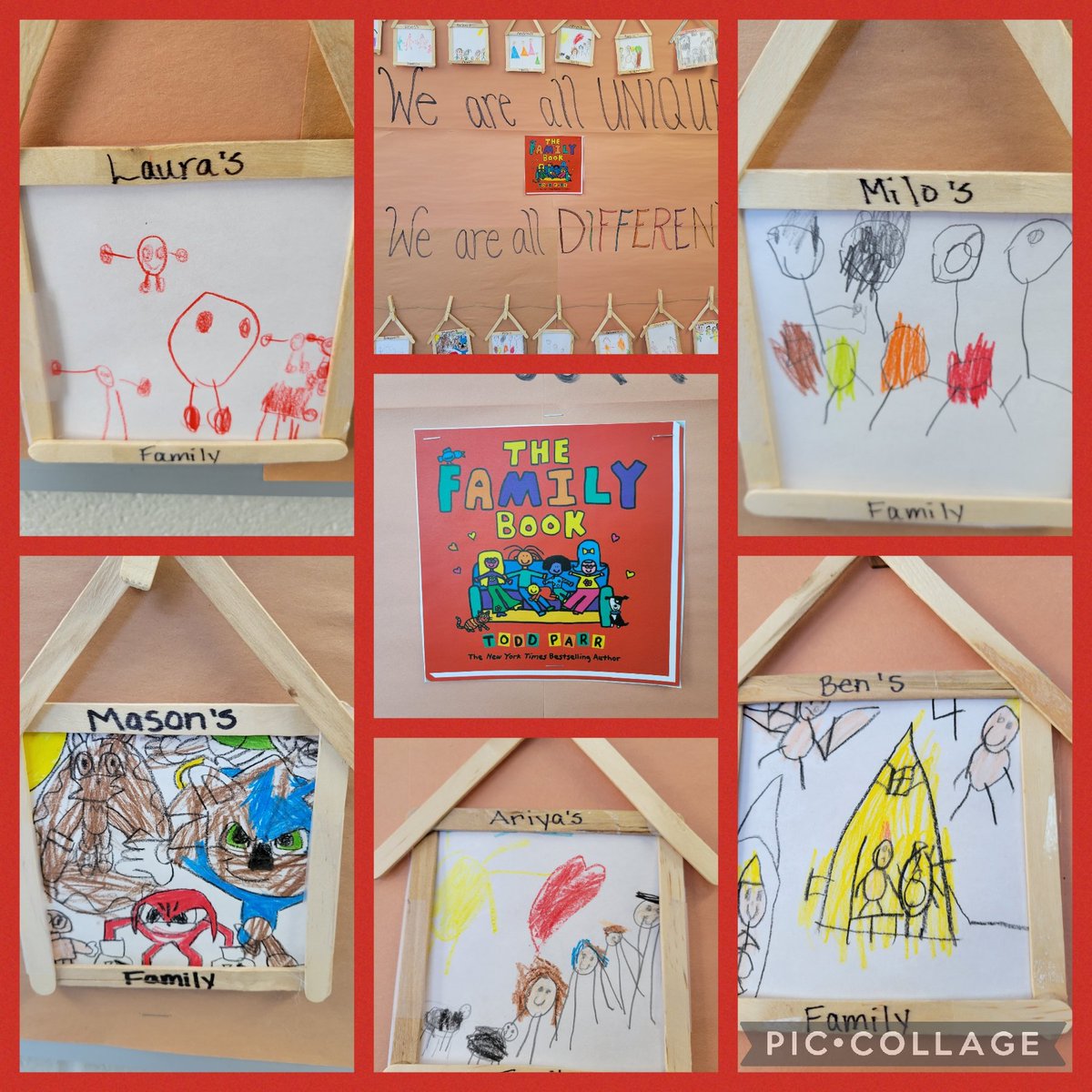 knamespe15's tweet image. @WCDSBLearns @SmthWildcats @ErmaLuis1 Kindergarten exploring what makes us unique using @toddparr #thefamilybook #creativekids #readeveryday #makeart #discovery #wcdsbNTIP