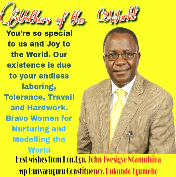 HonNtamuhira's tweet photo. To All mothers of the world....thank you for alot you pass through to bring joys to us our dear Mothers. More Blessings and Endurance....Rukundo Egumeho. https://t.co/PJtBvMQpsl