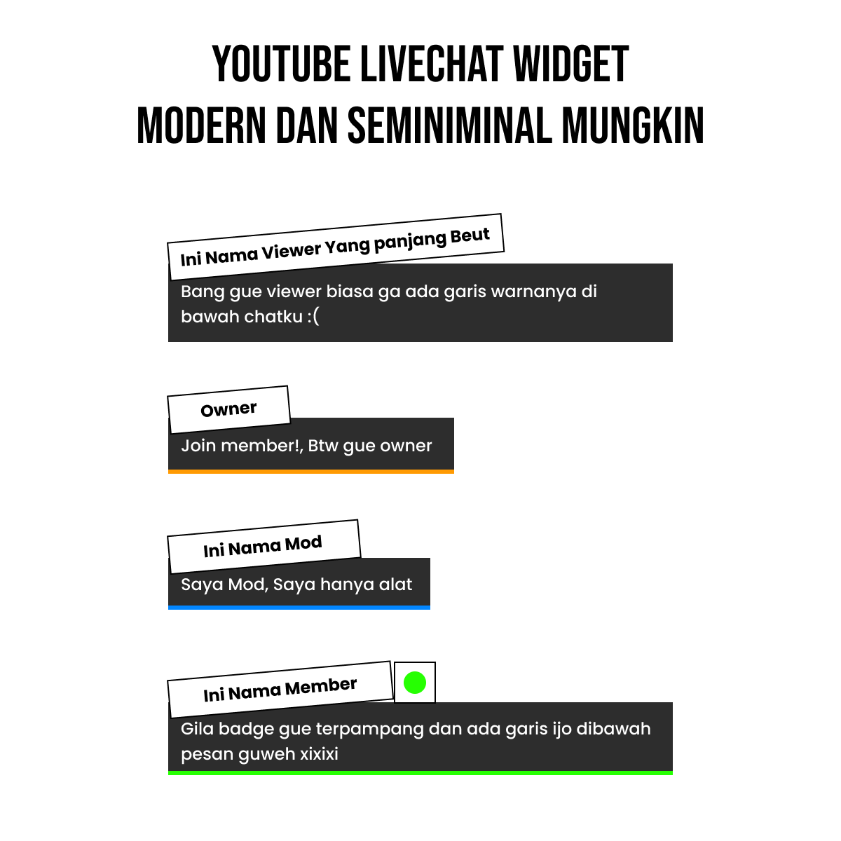 Revernry's tweet photo. Selamat pagi segala hal!,Template YTB Livechat widget (Yang ke 4) sudah rilis di trakteer ku https://t.co/kQd1cxNS05 xixixi, woeya tentu bisa ubah" warna dong. Terimakasih buat temen" yang udah dukung saya dengan like dan RT hasil karya" saya karena itu sangat membantu https://t.co/rZ8K1182yu