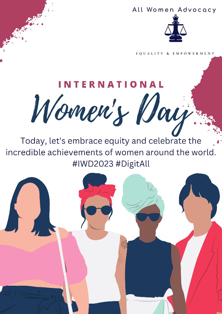 Happy #InternationalWomensDay2023 Today, let's embrace equity and celebrate the incredible achievements of women around the world. #IWD2023
#DigitALL
#EmbraceEquity