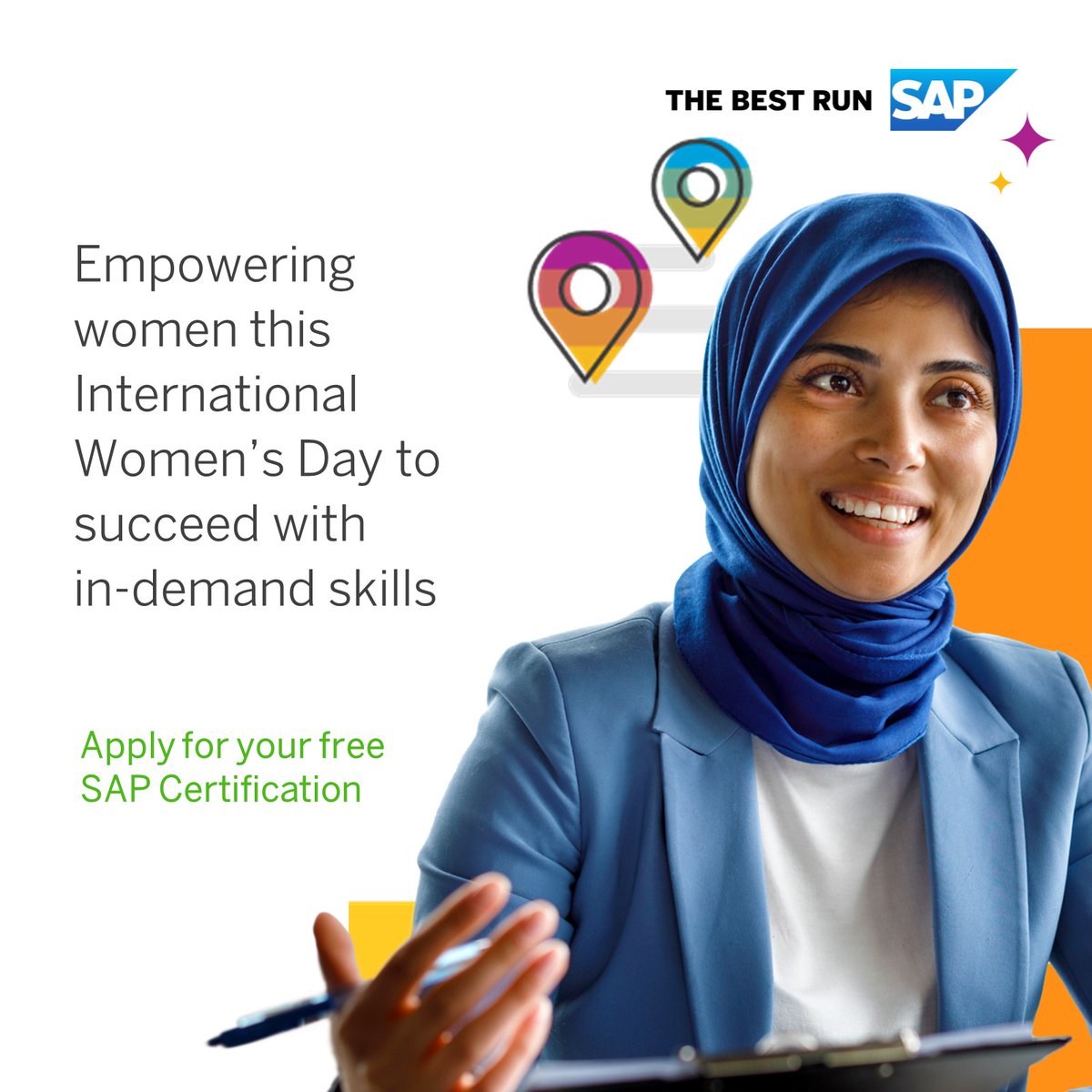 Celebrating and enabling women worldwide to enter the tech workforce by building IT know-how for free with SAP’s digital skills initiative. #IWD2023 #WomeninSTEM imsap.co/60113LhqR