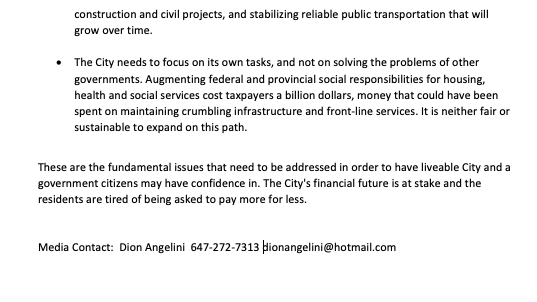 stephenholyday's tweet image. My statement regarding the upcoming mayoralty election: