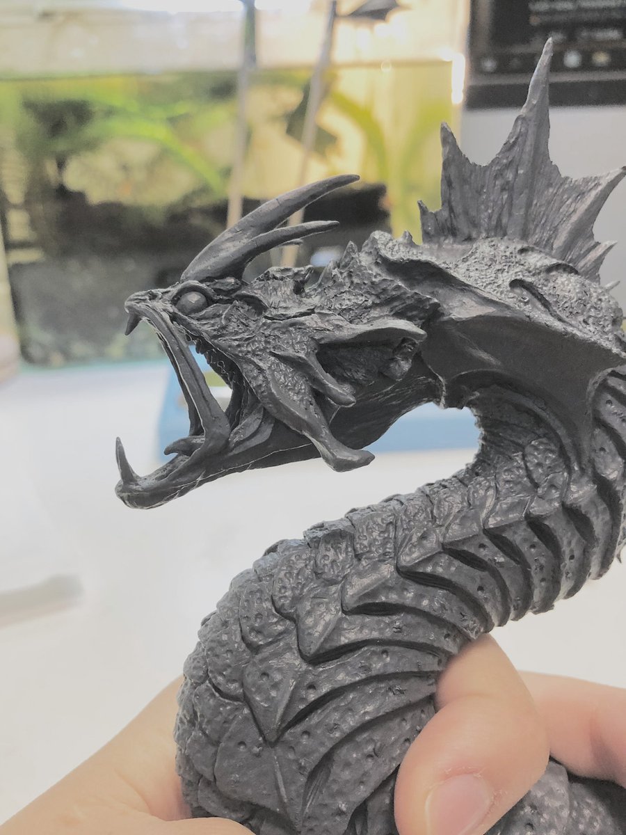 maskman626's tweet photo. Gyarados
and some progress.

#sculpting
#Pokemon https://t.co/mpMKrSrZaI