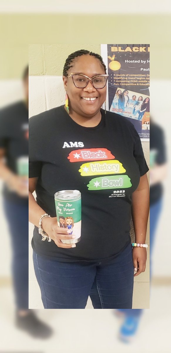 Day#7 Women's History Month- Thanks Ms. Baker (School Psychologist) for your dedication to our students and  coaching the Black History Academic Bowl the last two years @ Austin Middle. You are so appreciated! 
#WomensHistoryMonth2023
#AustinSTRONG