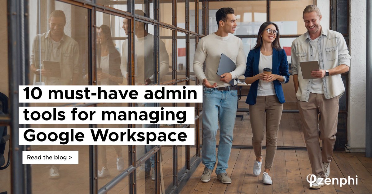 zenphi_co's tweet image. We've rounded up a list of the must-have tools that all #GoogleWorkspace administrators should be aware of. Check it out: 👉 zenphi.com/10-best-admin-…
#googleworkspacetips #nocode #processautomation #workflowautomation