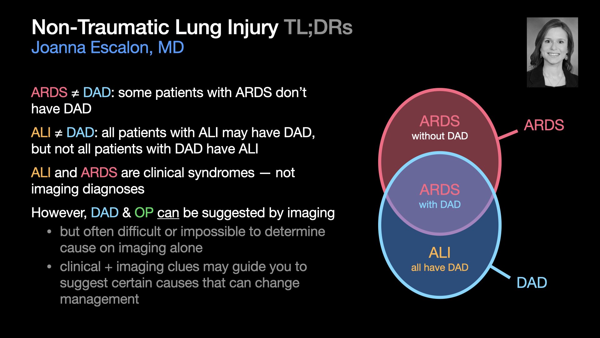 Society of Thoracic Radiology on Twitter "Dr. Joanna Escalon