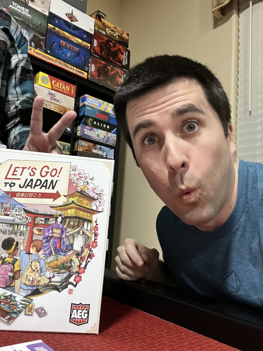RTFMshow's tweet image. Planning out my trip to Japan with this great set collection game by @alderac #wemakefun