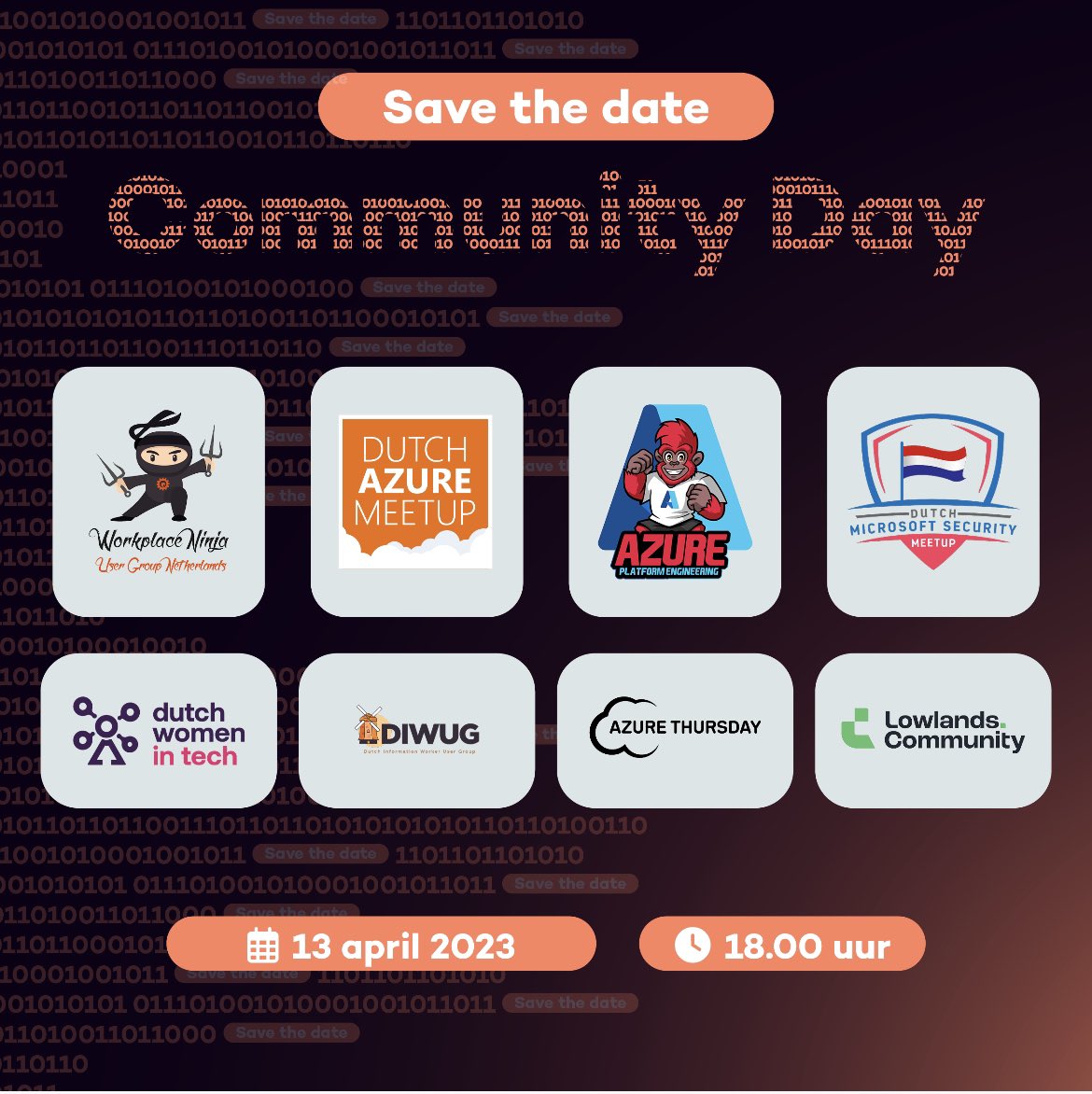 A new event is there ✨Community Day ✨. I’m proud 🤩

Communities & user groups from 🇳🇱come all together at one event.

Almost going live 🍾!
 #worktogheter #communitylove #shareknowledge