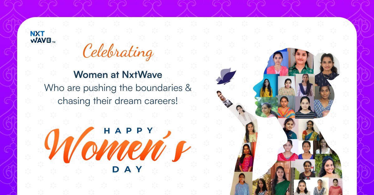 nxtwave_tech's tweet photo. Happy Women's Day!

Today, we're celebrating their success and contribution to making India a powerhouse of technologies. (1/2)

#NxtWave #CCBP #InternationalWomensDay #WomensDay https://t.co/kWiAX5DkAQ