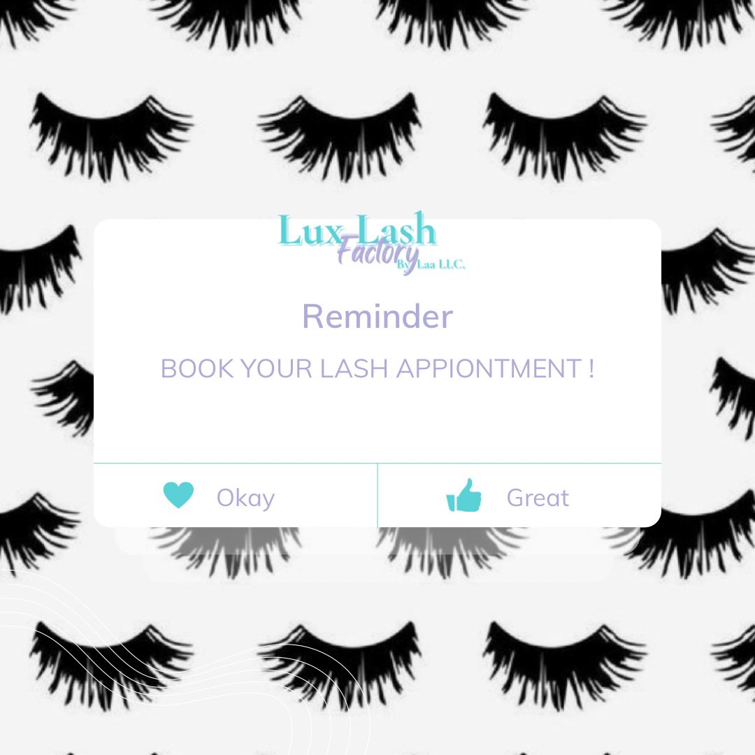 LuxLashFactory's tweet photo. ITS NOT TOO LATE TO BOOK YOUR MARCH LASH APPOINTMENT 🍀💜

https://t.co/F7cP01uC4y https://t.co/a611Itp14Y