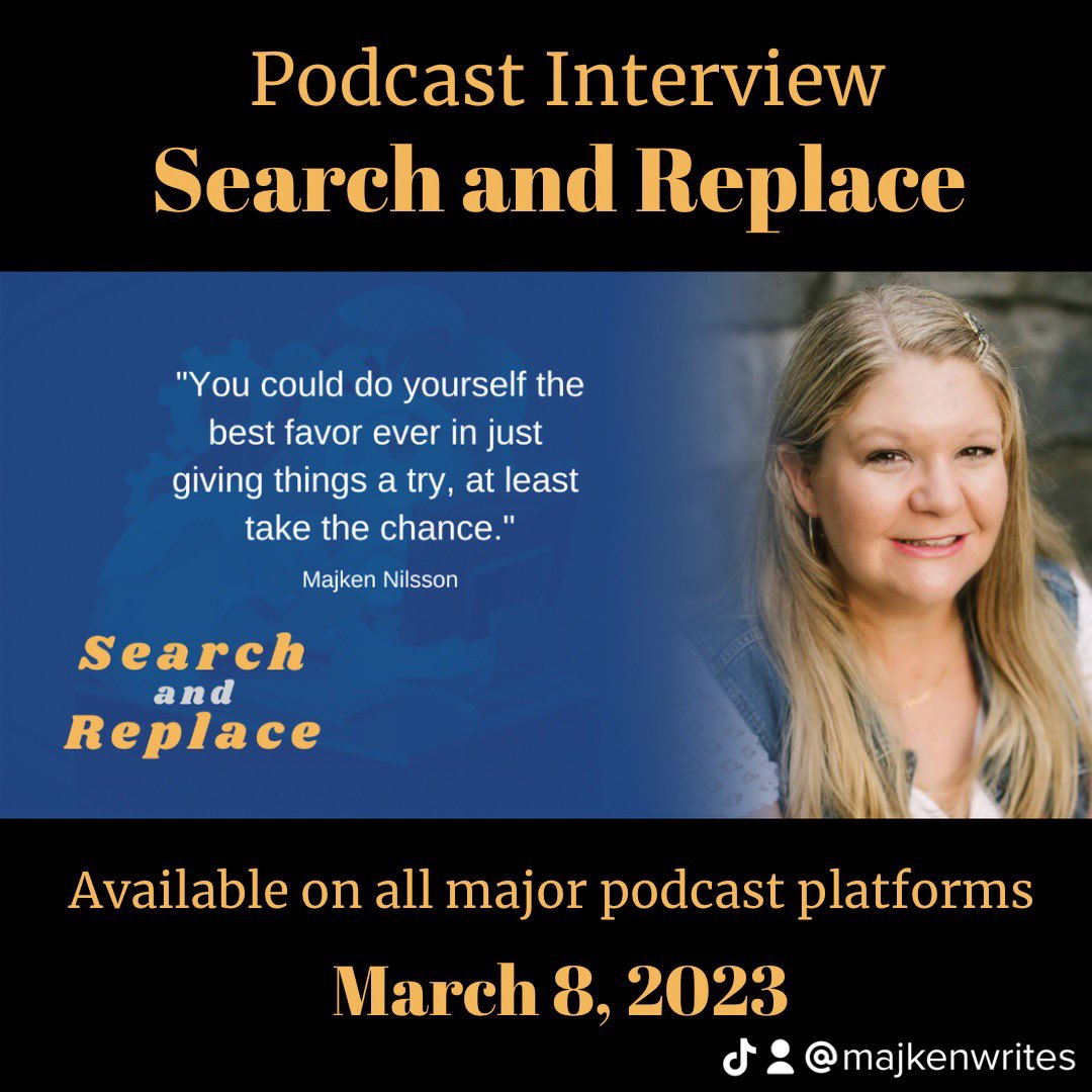 Please join me tomorrow as I’m a guest on the podcast Search and Release, where I will be discussing my books, what led me to start writing, and a little about what makes me, me! Available on all major podcast platforms! #podcast #interview #podcastinterview #author #authortok