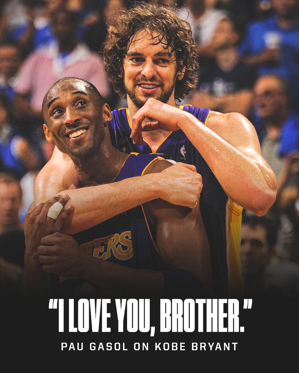 Pau Gasol gets emotional thanking Kobe during jersey retirement - ESPN Video