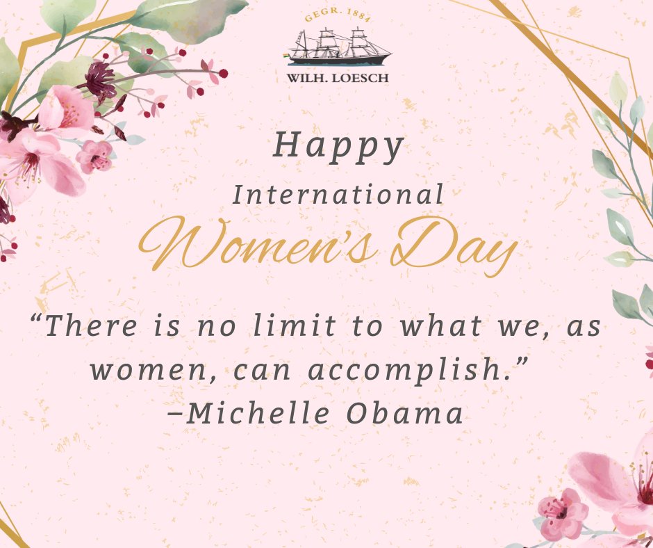 Women are the embodiment of bravery, hope, and life. Wilh. Loesch Group salutes all of the strong, brilliant and wonderful women out there! Happy Women's day!

#internationalwomensday2023 #internationalwomensday #incrediblewomen #bravery #strength #wilhloesch #womenempowerment
